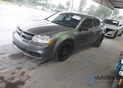 2012 Dodge Avenger Se from USA, damaged, VIN 1C3CDZAB4CN133961